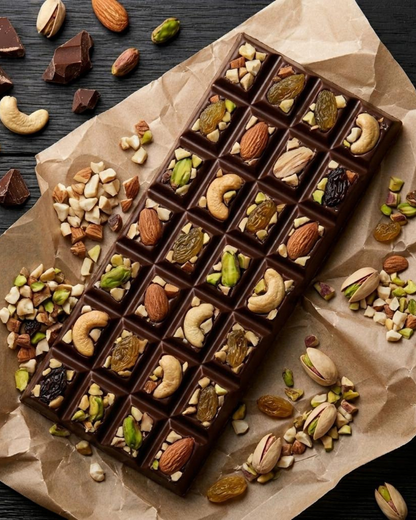 mixed dryfruit chocolate bar