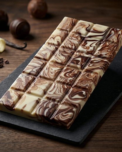 marble chocolate bar